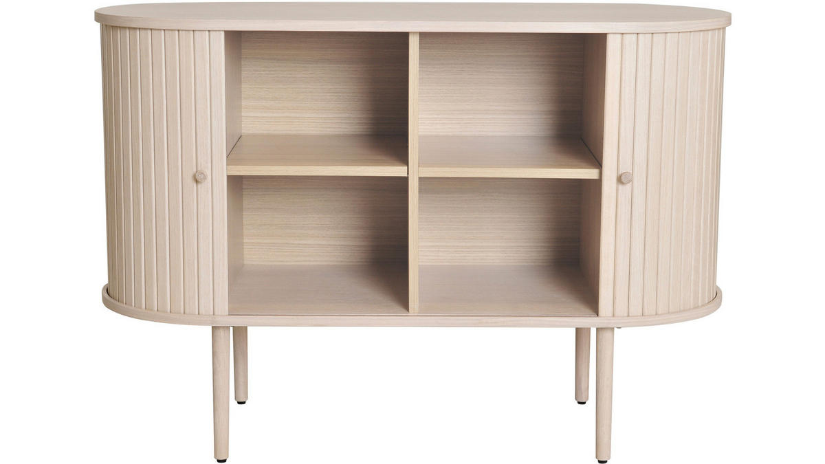 SIDEBOARD 110/76/45 cm  - vit/ekfärgad, Design, trä (110/76/45cm) - Best Price