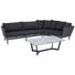 LOUNGEGARNITUR 12-teilig 177/189 cm - Dunkelgrau/Anthrazit, MODERN, Kunststoff/Textil (177/189cm) - Amatio LOUNGEGARNITUR 12-teilig 177/189 cm - Dunkelgrau/Anthrazit, MODERN, Kunststoff/Textil (177/189cm) - Amatio