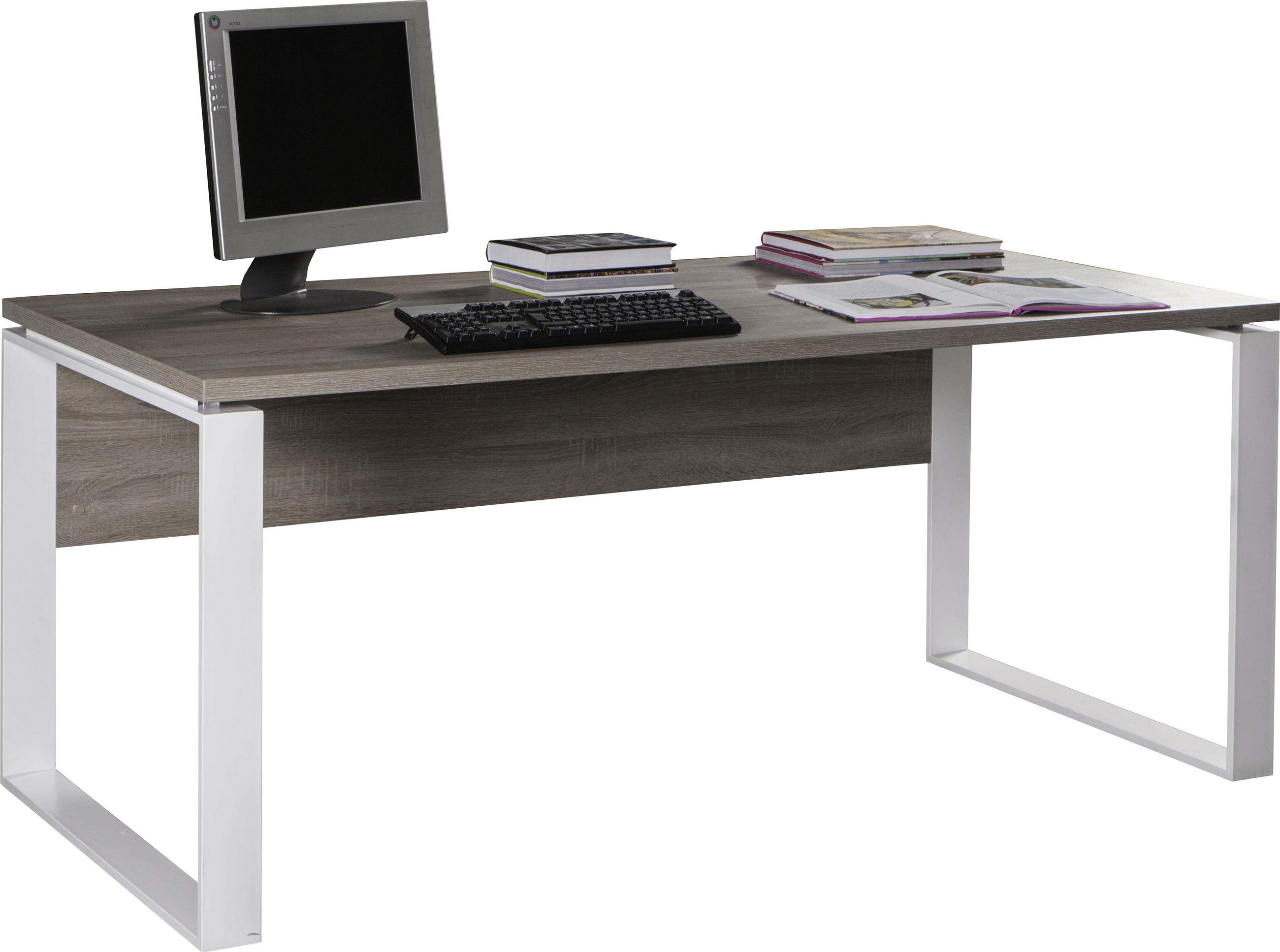 SADA NOH PRO PSACÍ STŮL - bílá, Design, kov (4/76/72cm) - Carryhome