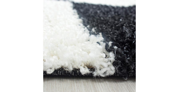 HOCHFLORTEPPICH 200/290 cm Life 1501 Grau, Schwarz, Weiß - Schwarz/Weiß, KONVENTIONELL, Textil (200/290cm) - Novel