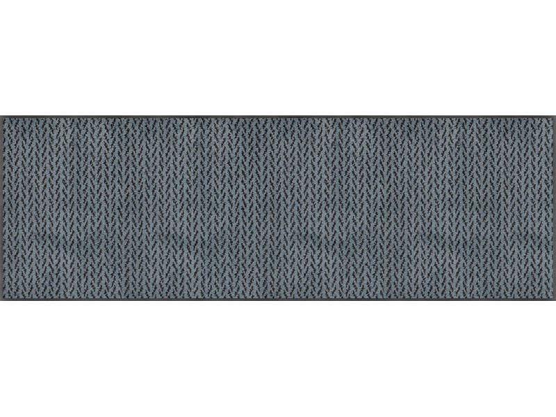 BĚHOUN DO KUCHYNĚ, 60/180 cm, antracitová, modrošedá - antracitová/modrošedá, Konvenční, textil/plast (60/180cm) - Esposa