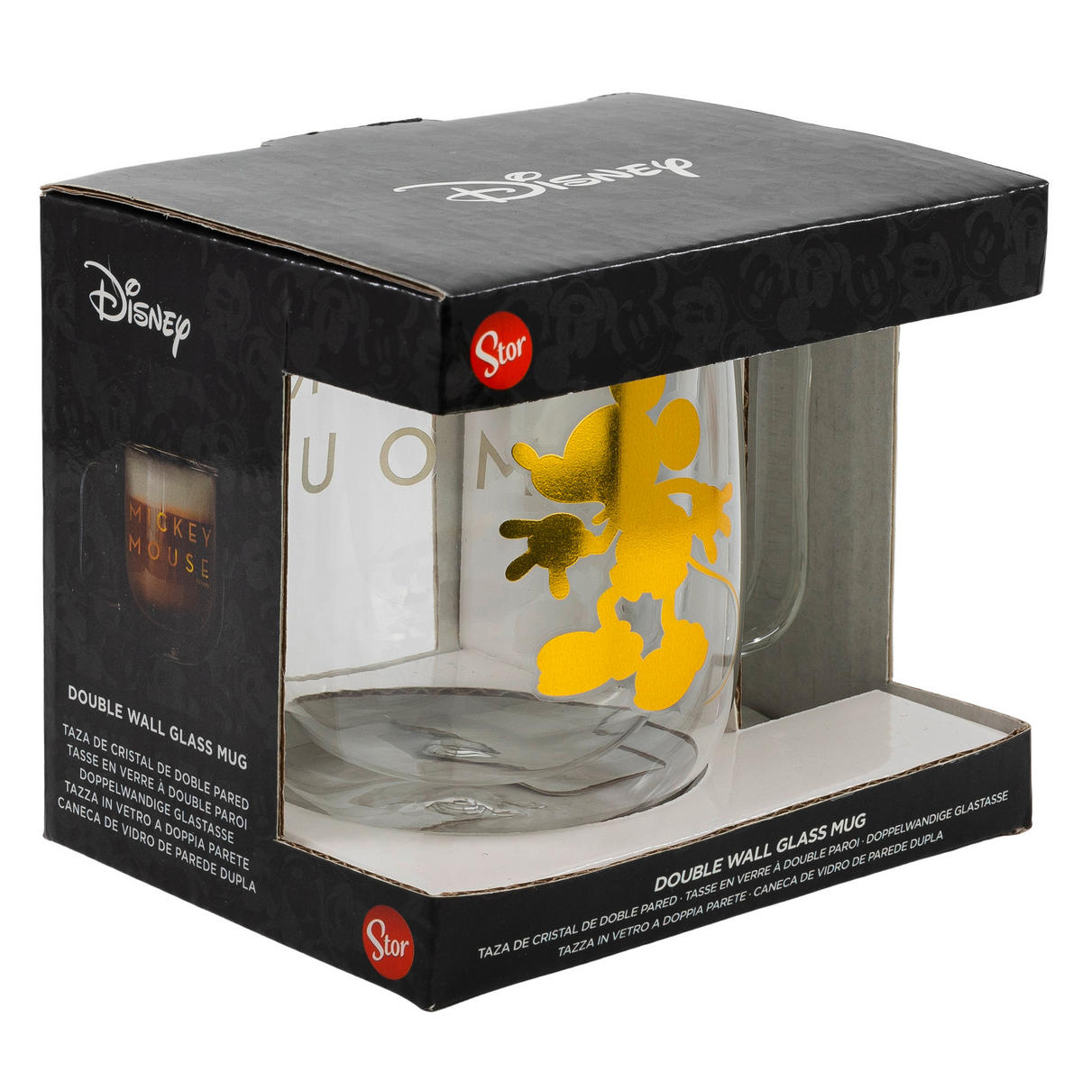 TEEGLAS Mickey Mouse   - Klar/Transparent, Design, Glas (290ml) - Disney