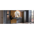 GARDEROBE  in 270,5/200/40 cm  - Anthrazit/Naturfarben, Design, Glas/Holz (270,5/200/40cm) - Dieter Knoll
