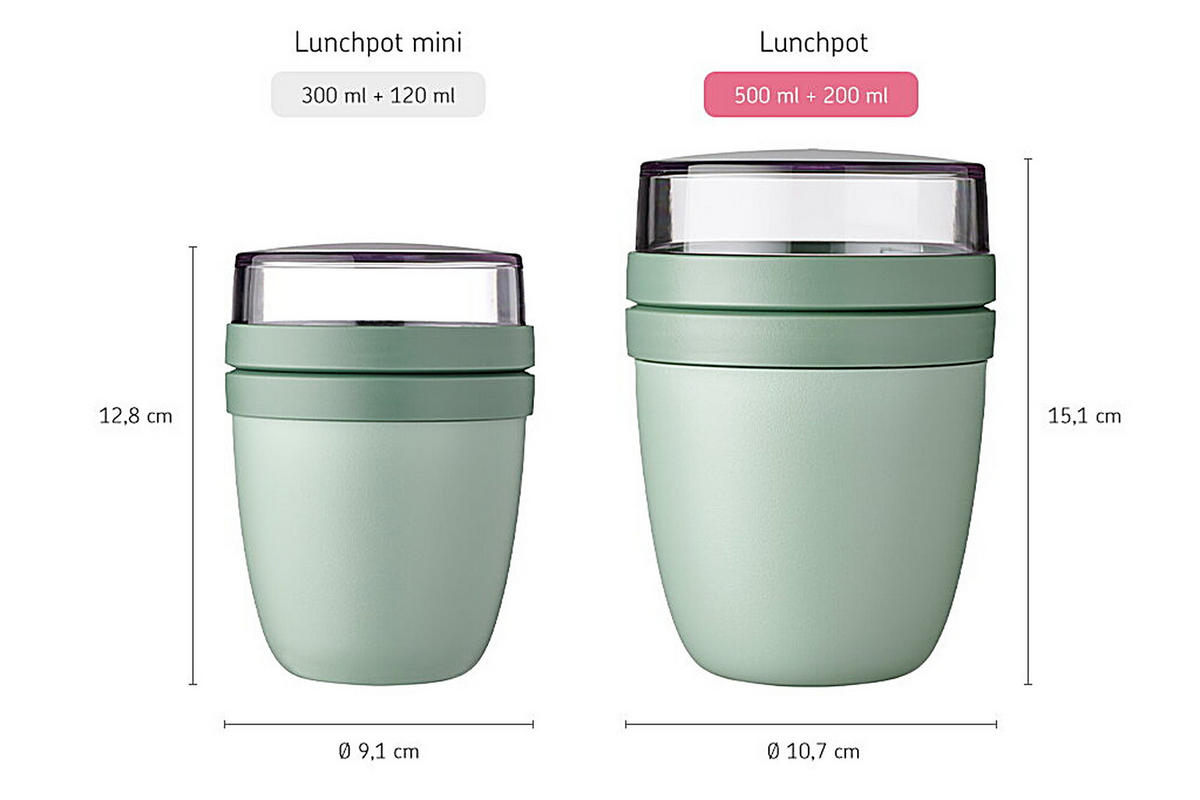 PAUSENSET  - KONVENTIONELL (24,3/19,2/10,8cm) - Mepal