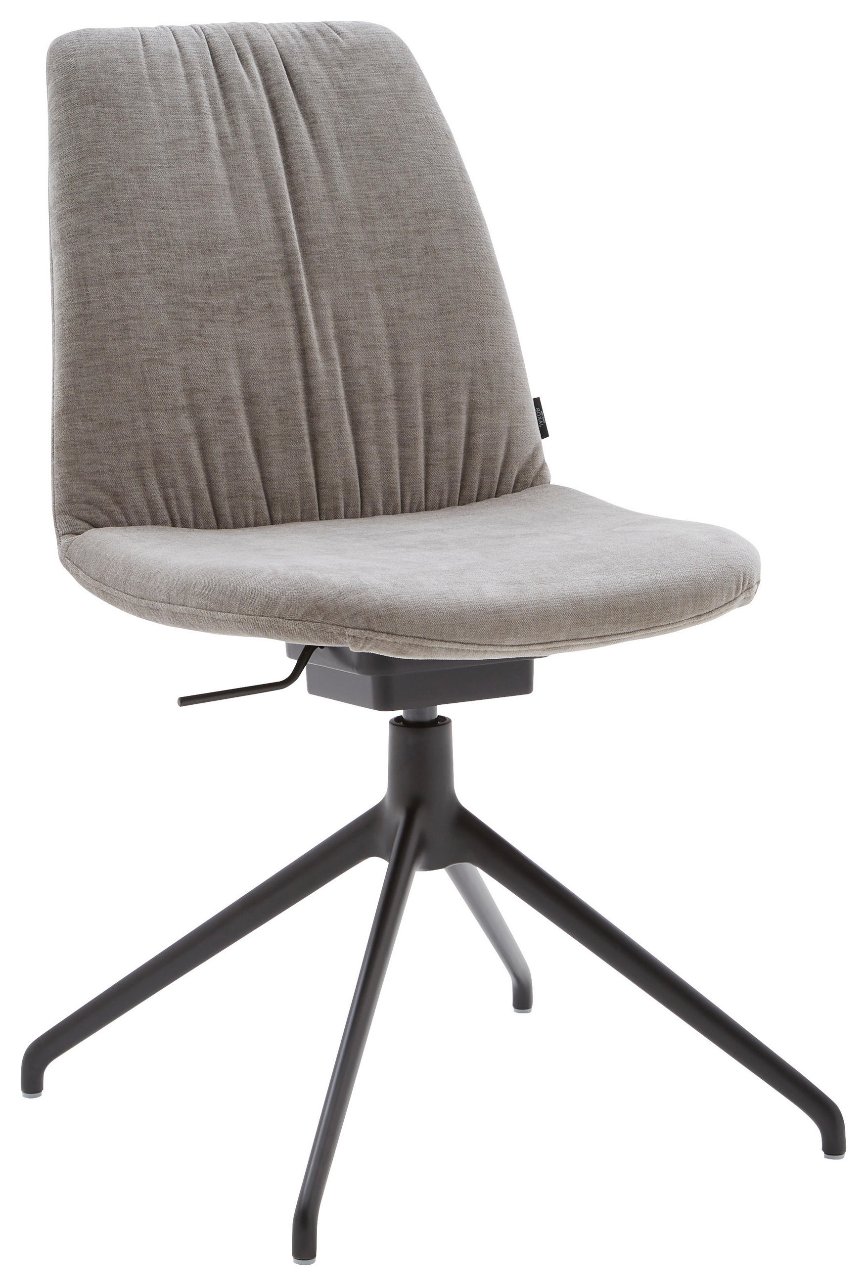 STUHL Flachgewebe Taupe  - Taupe, Design, Textil/Metall (46/85-88/55cm) - Johann Jakob