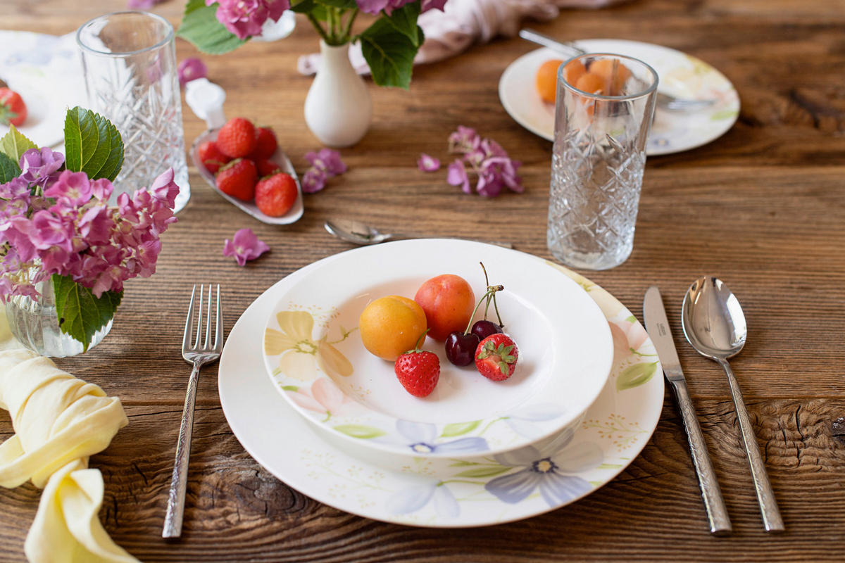 TAFELSERVICE ZIBAL 18-teilig  - Weiss, Basics, Keramik - Mäser