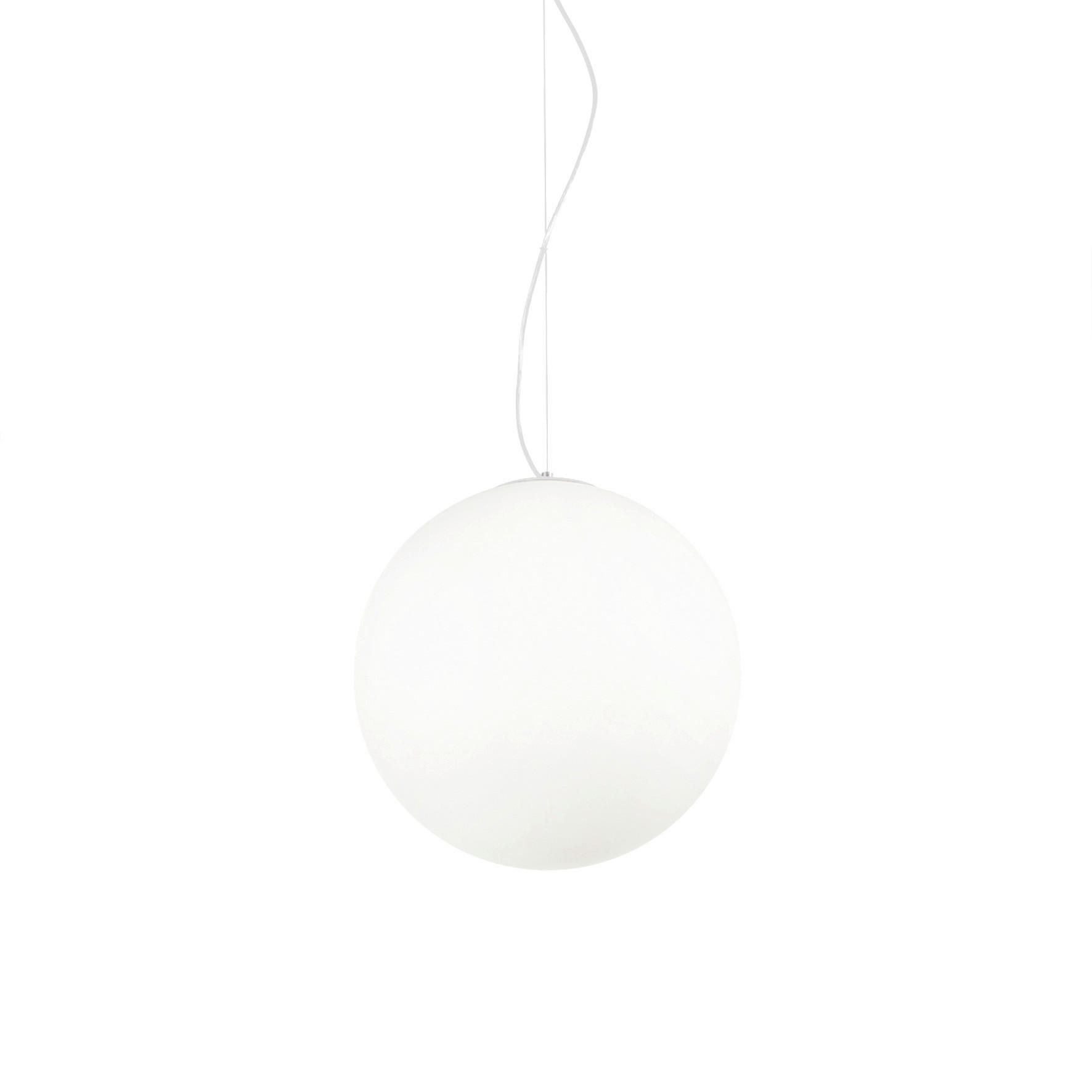 HÄNGELEUCHTE 40/65/240 cm  - Weiß, KONVENTIONELL, Glas (40/65/240cm) - Ideal Lux