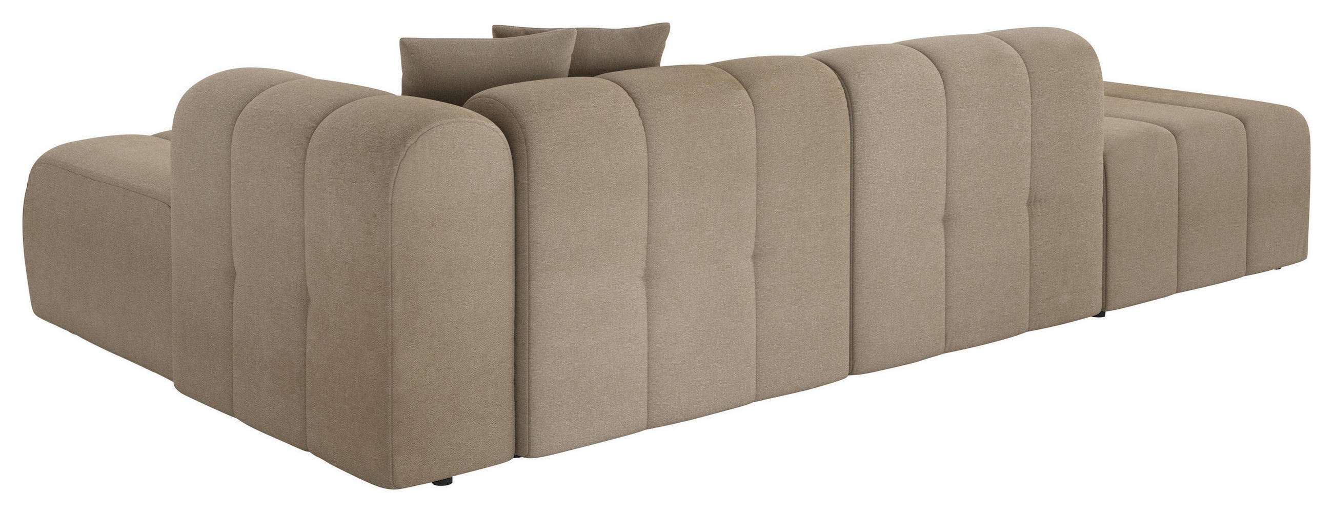 Milino Ecksofa Braun 289x178 cm