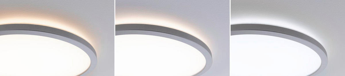 LED-DECKENLEUCHTE Atria Shine 40,0/3,5 cm   - Chromfarben, Basics, Kunststoff (40,0/3,5cm) - Paulmann