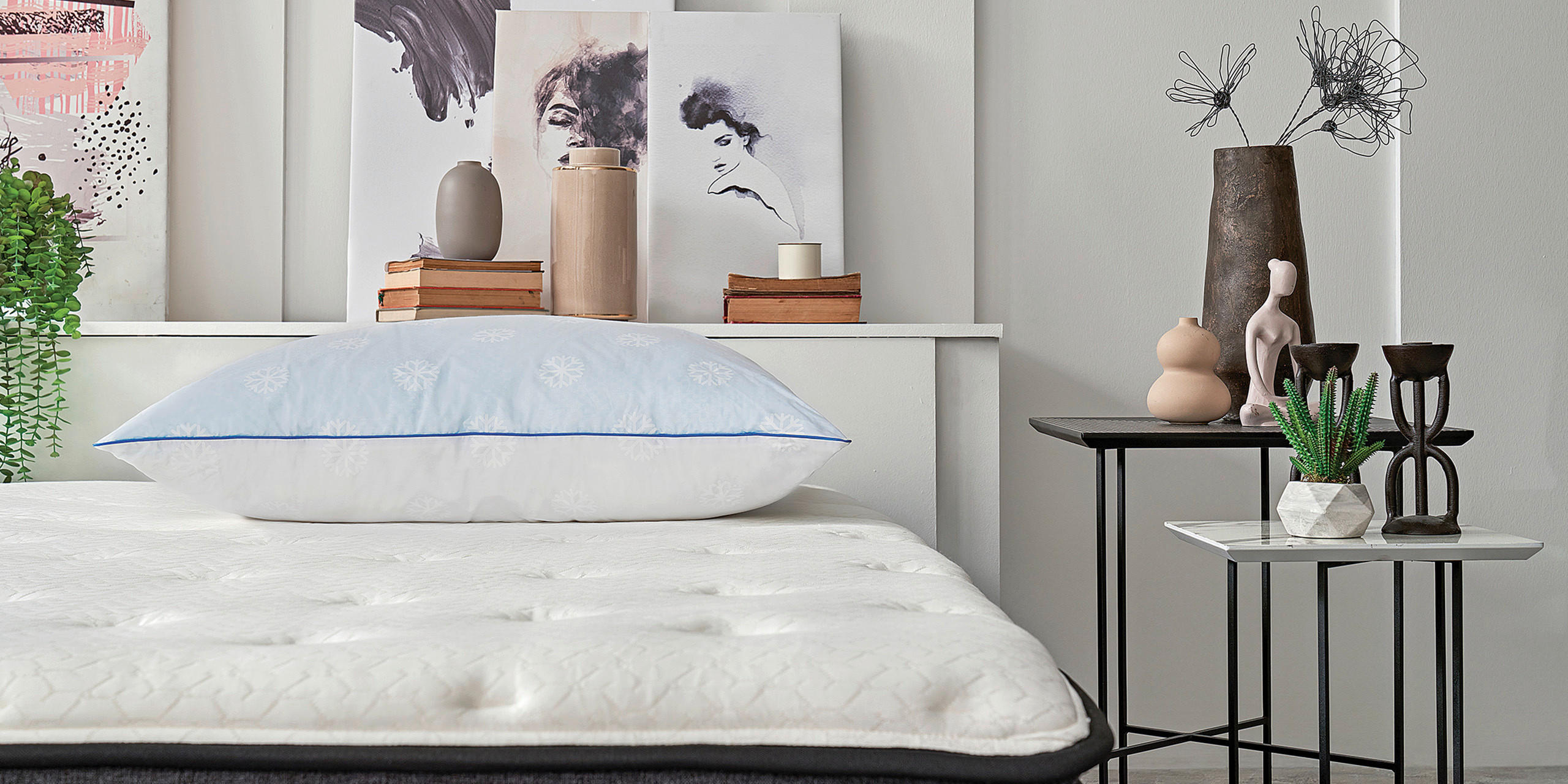 KOPFPOLSTER   - Hellblau, Basics, Textil (40/80/20cm) - Yatas