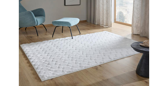 HOCHFLORTEPPICH 130/190 cm Weiß  - Weiß, KONVENTIONELL, Textil (130/190cm) - Novel