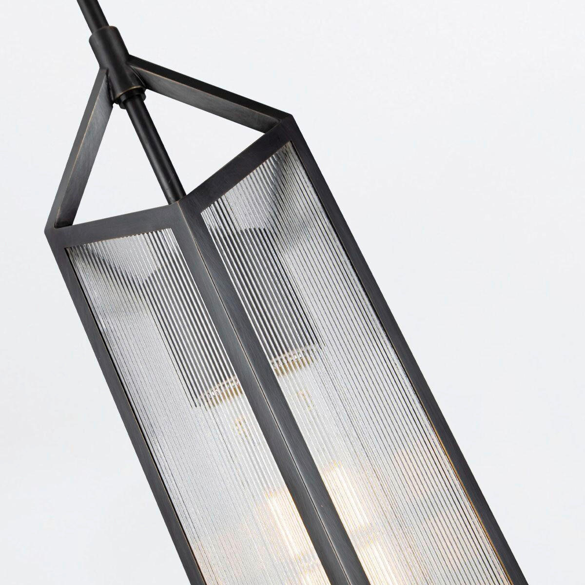 LED-HÄNGELEUCHTE 13,1/49,3 cm    - Cappuccino, KONVENTIONELL, Glas/Metall (13,1/49,3cm) - Elstead Lighting