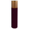 BODENVASE 121 cm  - Beere/Goldfarben, Trend, Metall (25/121cm) - Kayoom