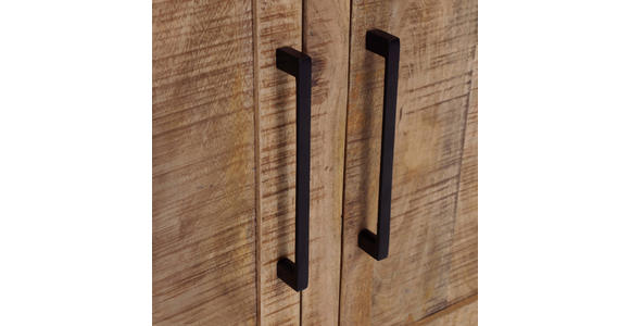 KOMMODE  in 90/85/40 cm  - Schwarz/Naturfarben, Design, Holz/Metall (90/85/40cm) - Landscape