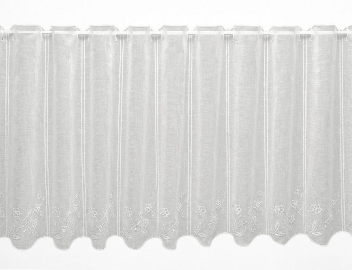KRATKA ZAVJESA boje šampanjca   - boje šampanjca, Basics, tekstil (60cm)