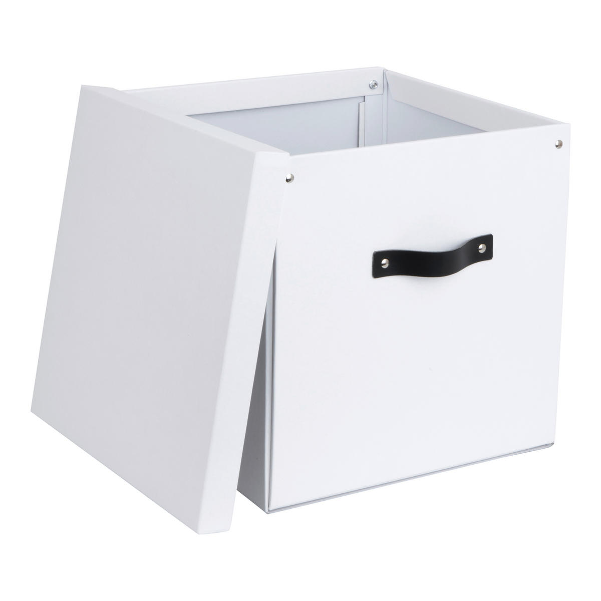 AUFBEWAHRUNGSBOX - Weiß, Basics, Karton/Papier (31.5/31cm)