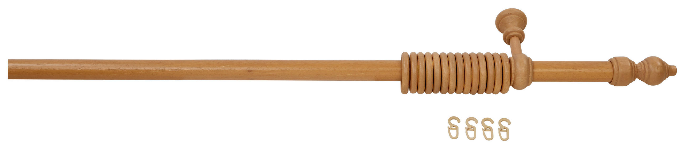 Rundstangengarnitur Benno Holz/eichefarben L: 140 Cm