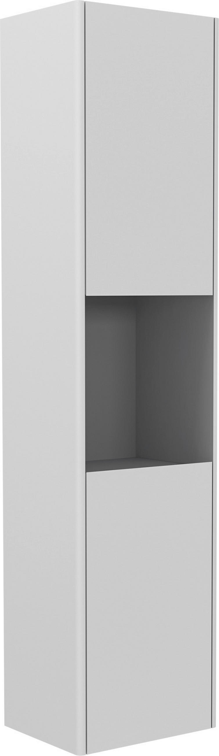 MIDISCHRANK 40/132/30 cm  - Weiß, MODERN, Glas/Holzwerkstoff (40/132/30cm) - MID.YOU