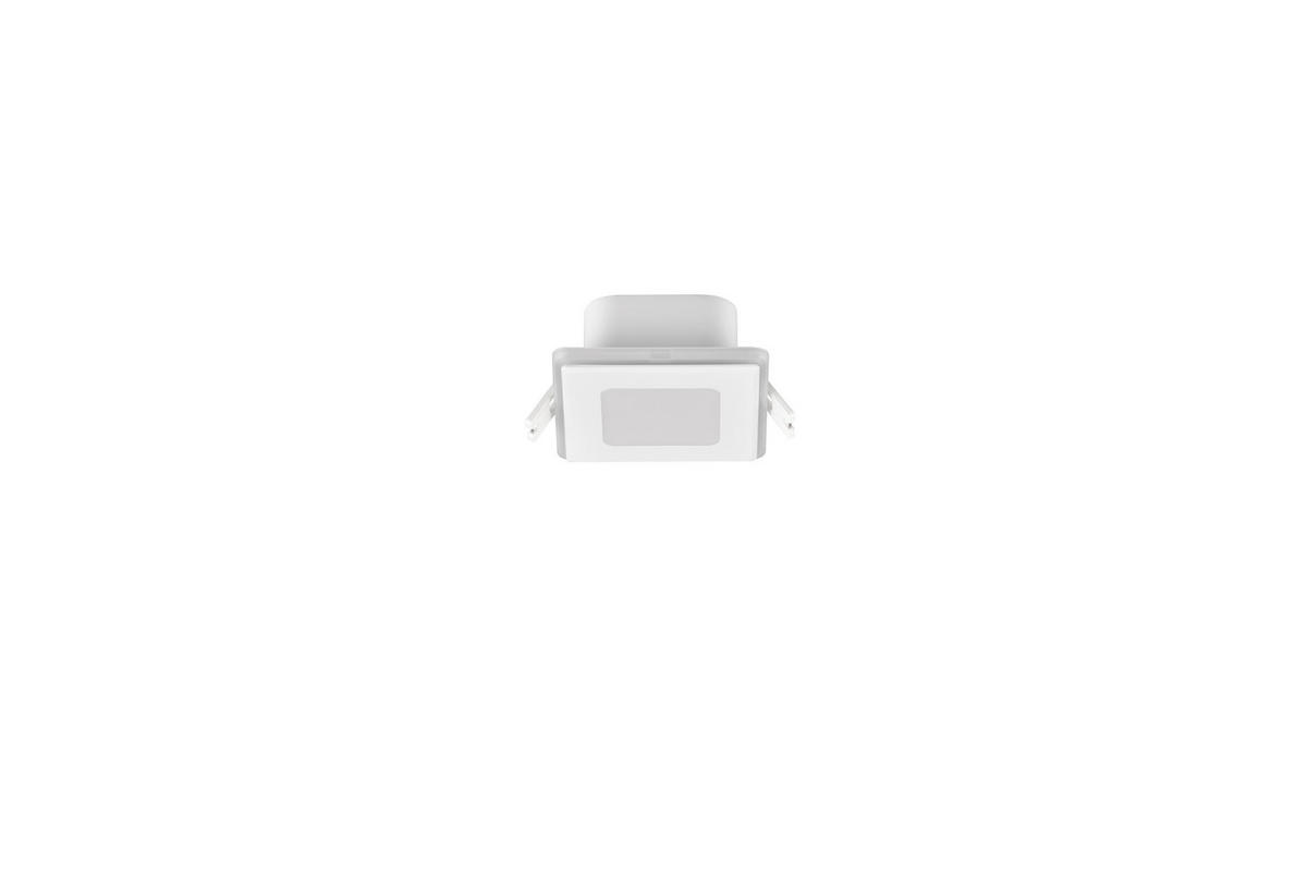LED-EINBAUSPOT NIMBUS 8,5/8,5/3,9 cm   - Weiß, Design, Kunststoff (8,5/8,5/3,9cm) - Trio Leuchten