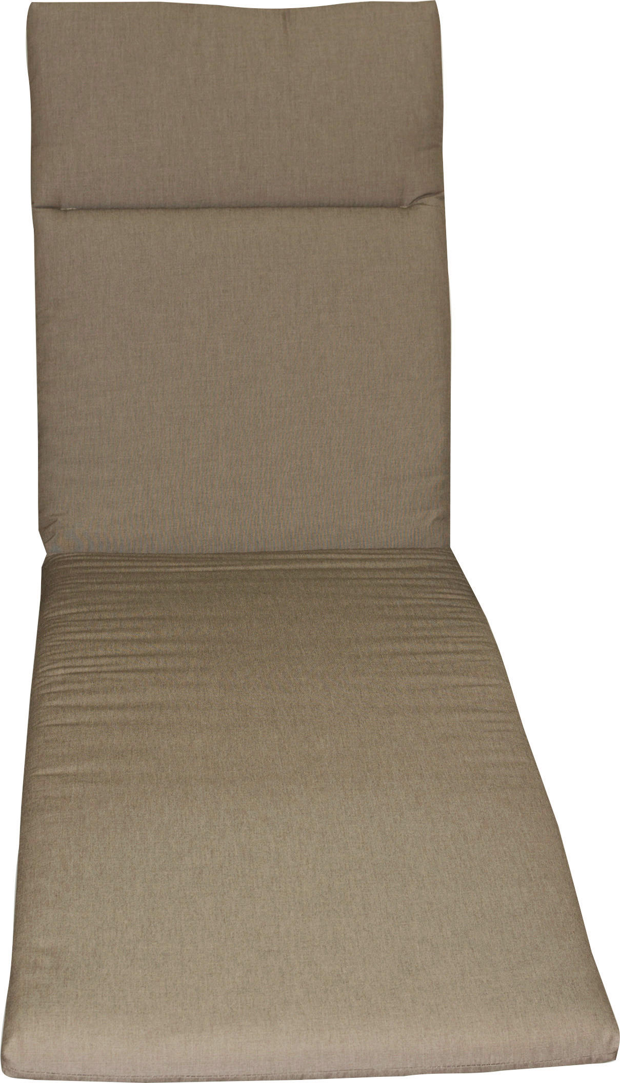 LIEGENAUFLAGE in Taupe Uni  - Taupe, Design, Textil (60/4/200cm)