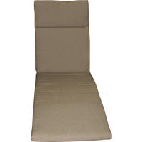 LIEGENAUFLAGE in Taupe Uni  - Taupe, Design, Textil (60/4/200cm)