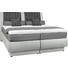 BOXSPRINGBETT 180 200 cm in Grau, Schwarz, Weiß - Schwarz/Weiß, KONVENTIONELL, Leder/Textil (180 200 cm) - Dieter Knoll BOXSPRINGBETT 180 200 cm in Grau, Schwarz, Weiß - Schwarz/Weiß, KONVENTIONELL, Leder/Textil (180 200 cm) - Dieter Knoll