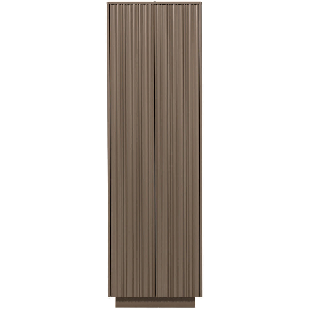 GARDEROBENSCHRANK Nova  in 67/215/40 cm  - Dunkelbraun, Design, Holz (67/215/40cm) - Livetastic