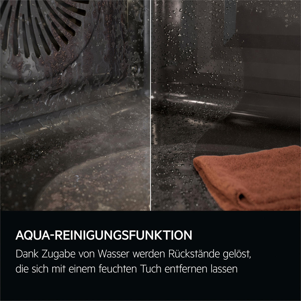 BACKOFENSET XXXL60  - Schwarz, Basics, Glas/Metall (56,0/59,3/55,0cm) - AEG