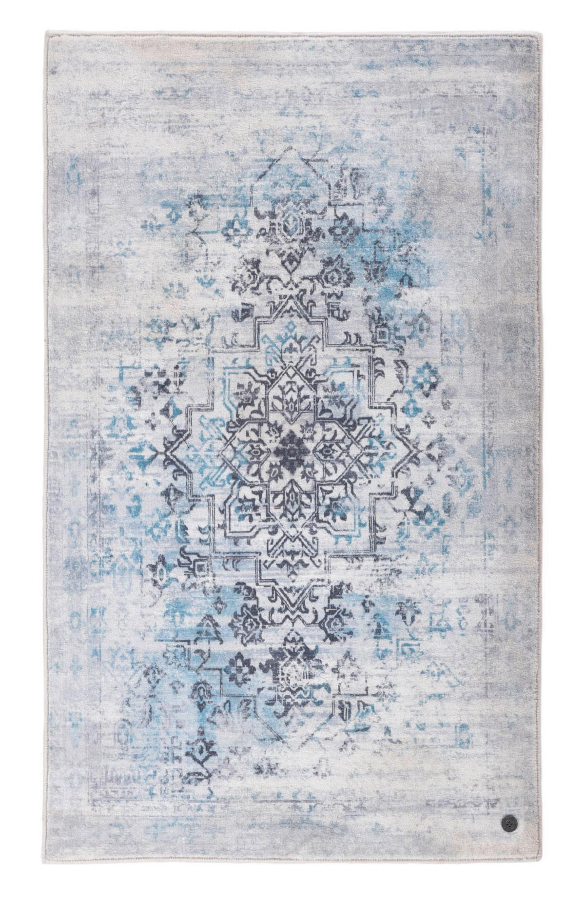 PROSTIRKA ZA KUPATILO ORIENTAL  plava 60/100 cm  - plava, Osnovno, tekstil (60/100cm) - Tom Tailor