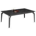 COUCHTISCH in Metall, Keramik 110/70/40,5 cm  - Anthrazit/Schwarz, MODERN, Keramik/Metall (110/70/40,5cm) - Novel