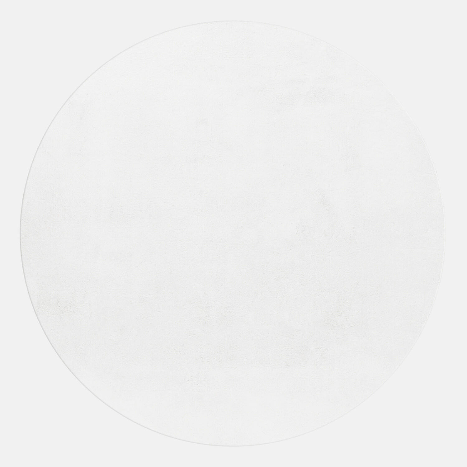 PREPROGA Z VISOKIM FLOROM Pouffy tkano bela - bela, Basics, tekstil (200/200cm)