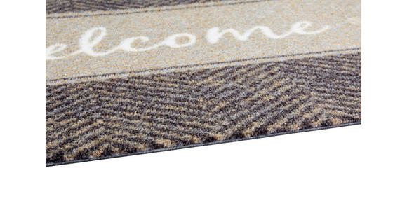 FUßMATTE MIABELLA - Beige/Braun, Design, Textil (50/70cm) - Esposa