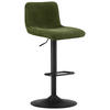 BARHOCKER Webstoff Grün, Schwarz Eisen Stoffauswahl, Sitzfläche 360° drehbar  - Schwarz/Grün, Design, Textil/Metall (45/88-109,5/50cm) - home24