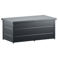 KISSENBOX 166/72,5/87,5 cm  - Anthrazit, Basics, Metall (166/72,5/87,5cm)