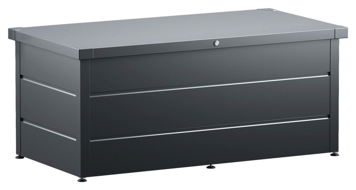 KISSENBOX 166/72,5/87,5 cm  - Anthrazit, Basics, Metall (166/72,5/87,5cm)