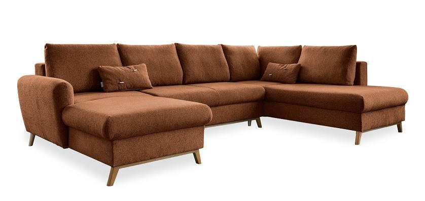 MID.YOU SEDACIA SÚPRAVA, textil, terakota