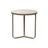 COUCHTISCH in Metall 50/50/50 cm  - Creme, Design, Glas/Metall (50/50/50cm) - Xora