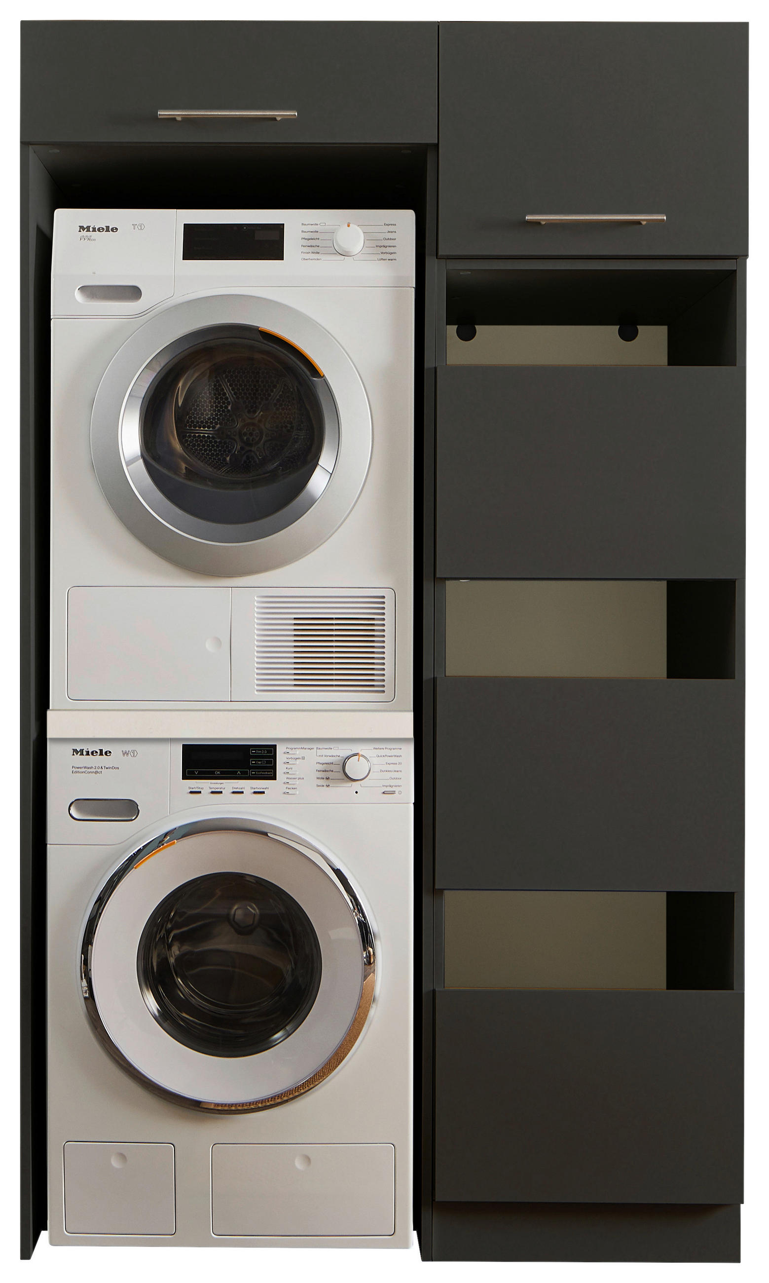 XXXLutz Hauswirtschaftsraum Laundreezy Anthrazit 117.5x200x67.5 cm