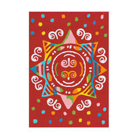 WEBTEPPICH 110/160 cm  - Rot, Basics, Textil (110/160cm) - Novel