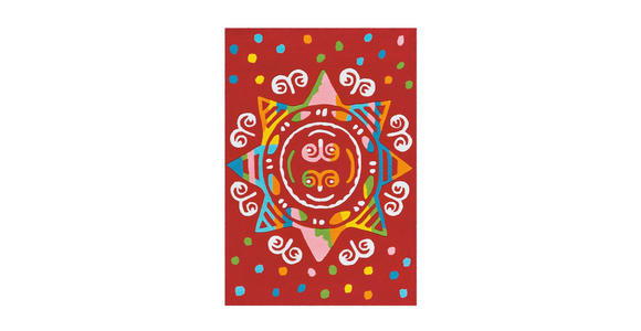 WEBTEPPICH 110/160 cm Rot  - Rot, Basics, Textil (110/160cm) - Novel