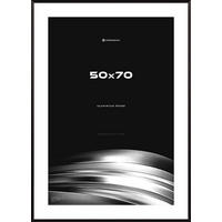 BILDERRAHMEN in Schwarz  - Schwarz, Basics, Metall (50,7/3/70,8cm)