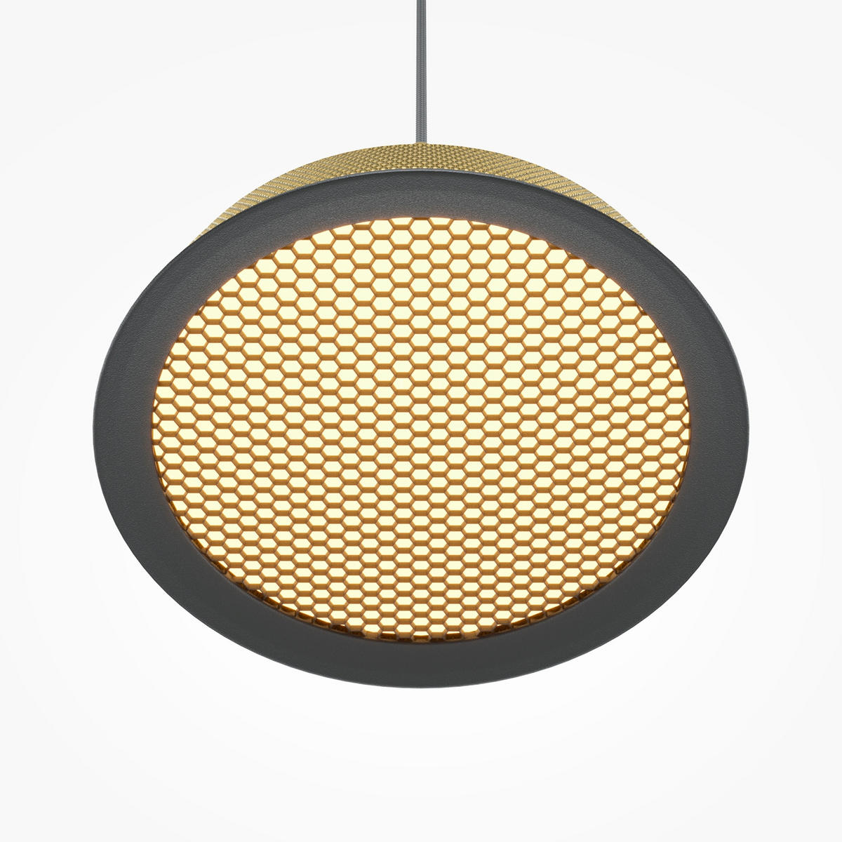 PENDELLAMPA El 15.3/327 cm  - svart, Design, metall (15.3/327cm) - MAYTONI
