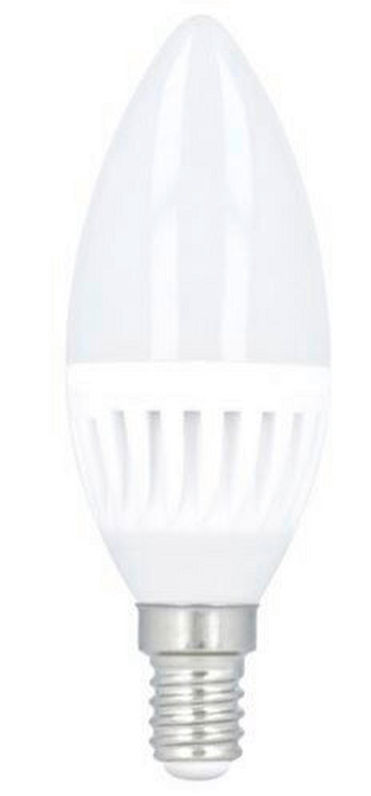 LED SIJALICA - bela, Osnovno, metal/keramika (3,7/11,0cm)