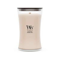 ILLATGYERTYA - bézs/krémszínű, Basics, üveg/paraffin (10.2/17.8/10.2cm) - WoodWick