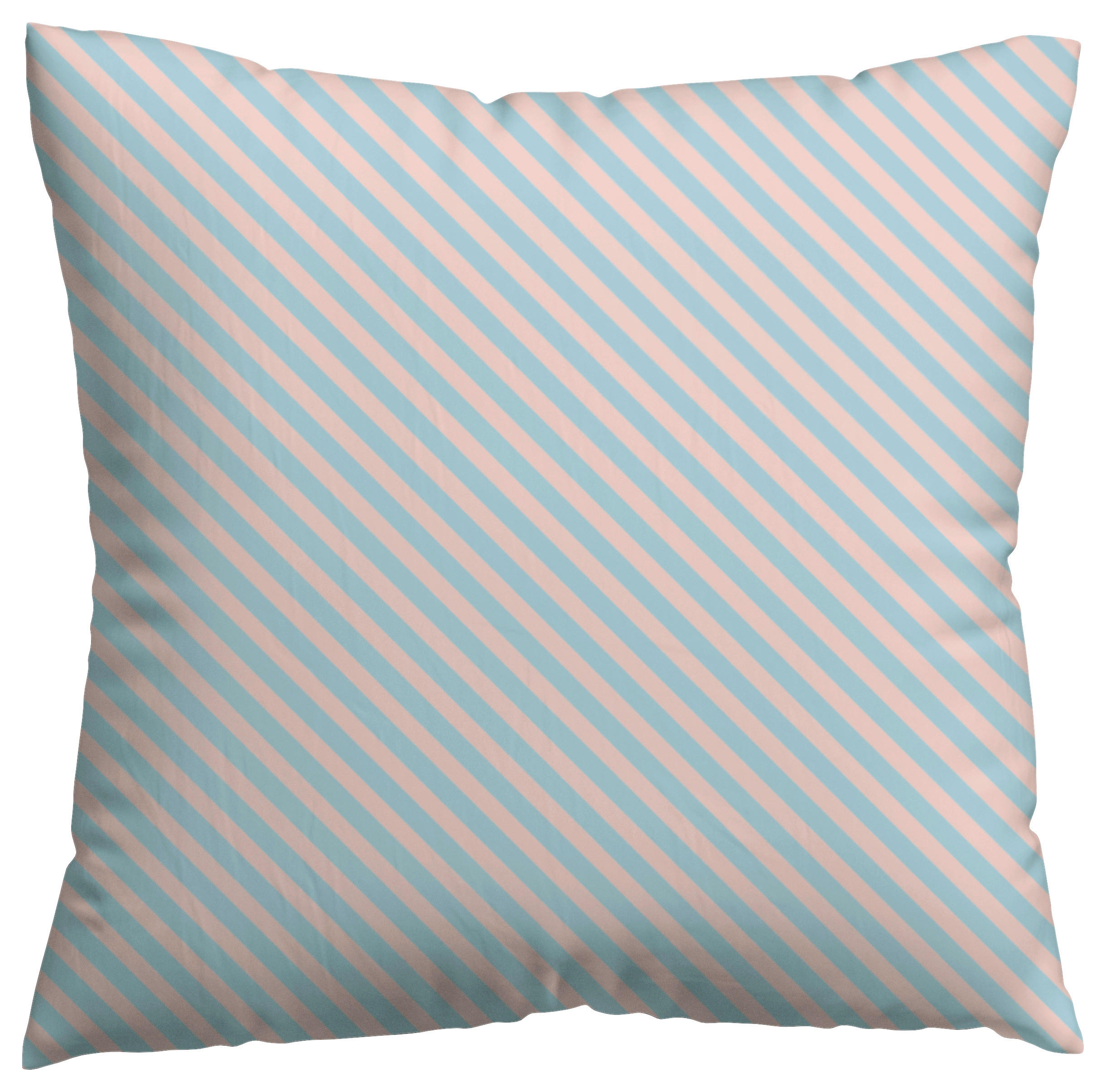 Schlafgut Kissenbezug Woven Satin Fade Rosa, Hellblau 40x40 cm