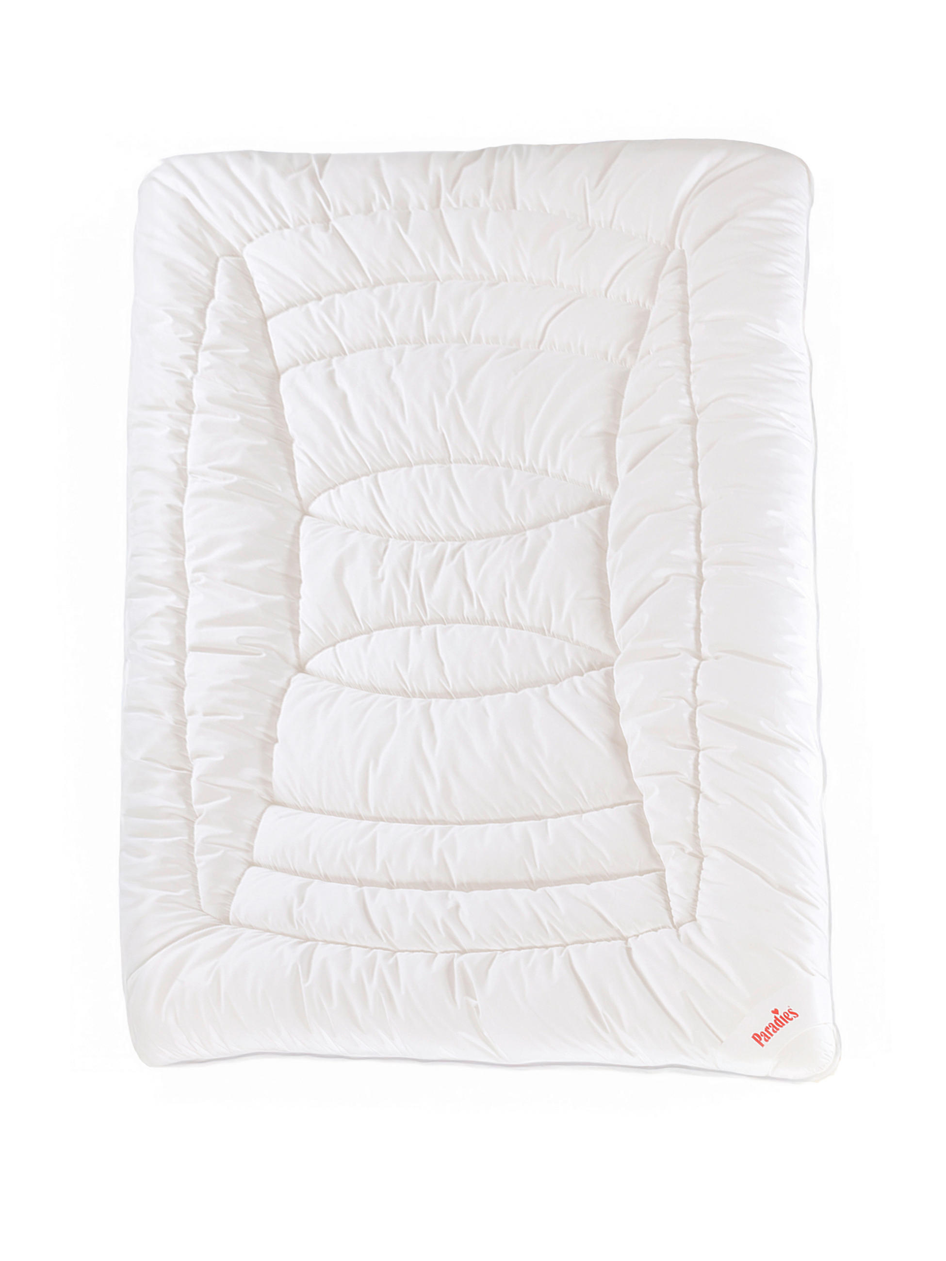 Paradies Winterdecke Flora Bio Weiß 155x220 cm