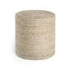 POUF Struktur Uni 40/40/40 cm  - Greige, Basics, Textil (40/40/40cm)