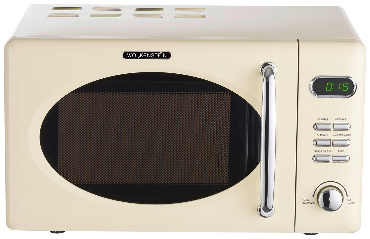 MIKROWELLE WMW720 SC CREME  - Creme, Basics, Metall (46/26/37cm) - Wolkenstein