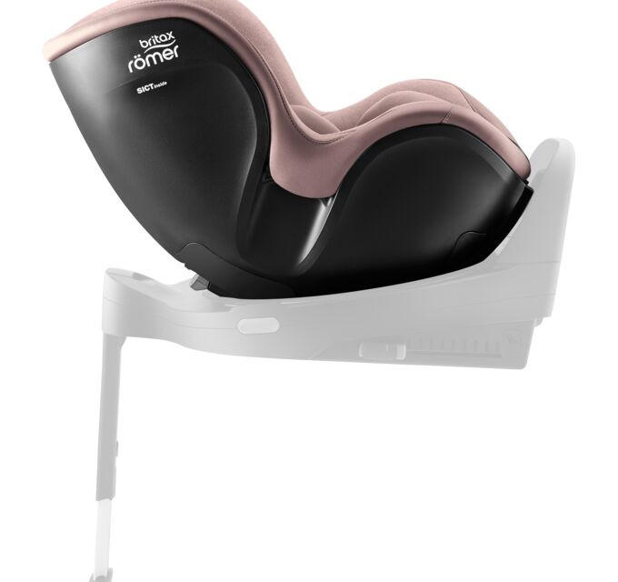 REBOARDER-KINDERSITZ Dualfix 5Z - Mauve/Altrosa, Basics, Kunststoff/Textil (44/48/74cm) - Britax Römer