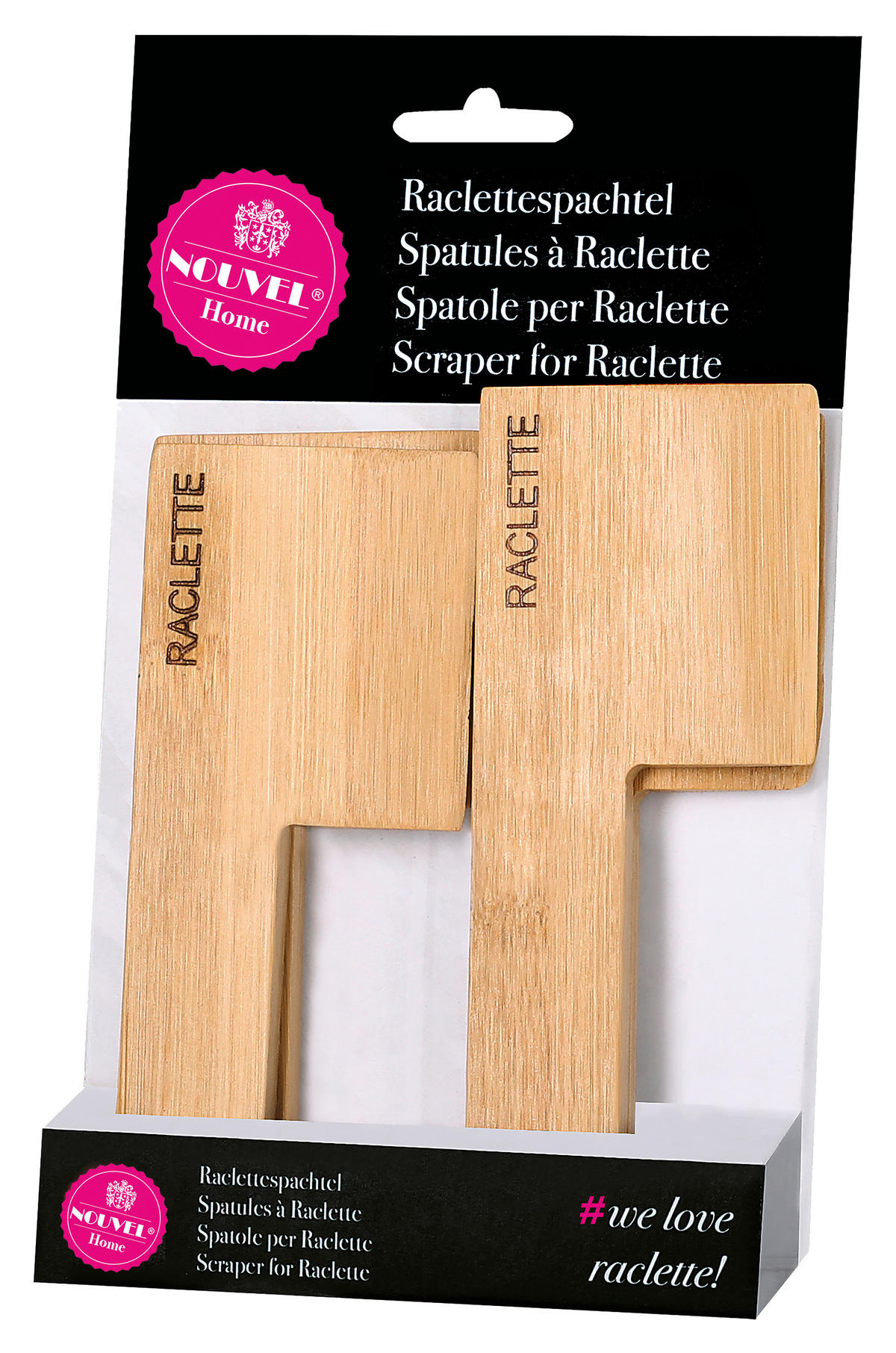 RACLETTESPACHTEL  - Braun, Basics, Holz